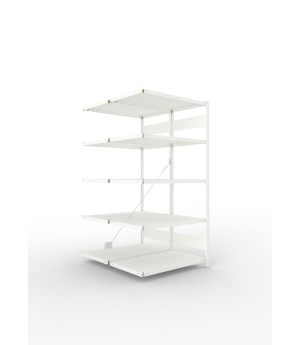 Fachbodenregal Anbauregal 2000×1000×600 mm, 230 kg Fachlast 