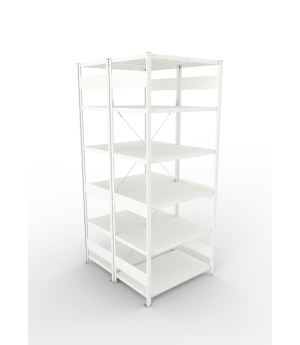 Fachbodenregal Grundregal 2500×1000×600 mm, 230 kg Fachlast 