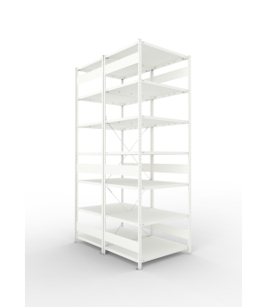 Fachbodenregal Grundregal 3000×1000×800 mm, 230 kg Fachlast 