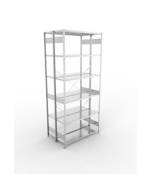 Fachbodenregal Grundregal 3000×1300×400 mm, 230 kg Fachlast 