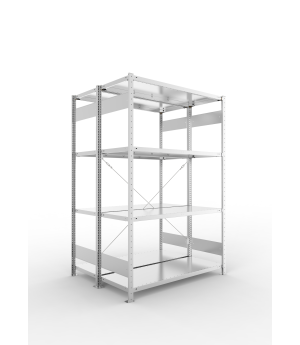 Fachbodenregal Grundregal 2000×1300×500 mm, 230 kg Fachlast 