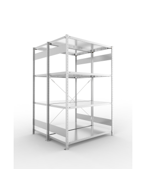 Fachbodenregal Grundregal 2000×1300×600 mm, 230 kg Fachlast 