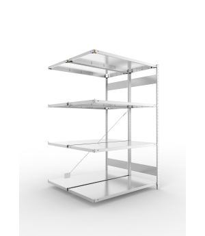 Fachbodenregal Anbauregal 2000×1300×600 mm, 230 kg Fachlast 