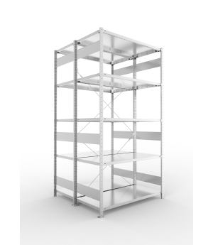 Fachbodenregal Grundregal 2500×1300×600 mm, 230 kg Fachlast 
