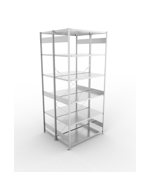 Fachbodenregal Grundregal 3000×1300×600 mm, 230 kg Fachlast 
