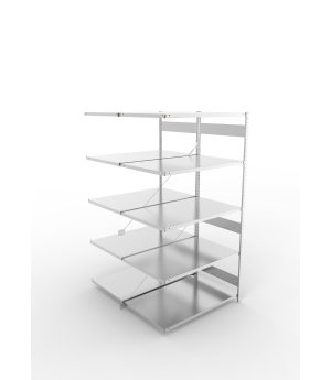 Fachbodenregal Anbauregal 3000×1300×800 mm, 230 kg Fachlast 