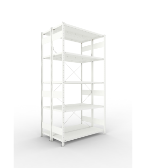 Fachbodenregal Grundregal 2500×1300×400 mm, 230 kg Fachlast 