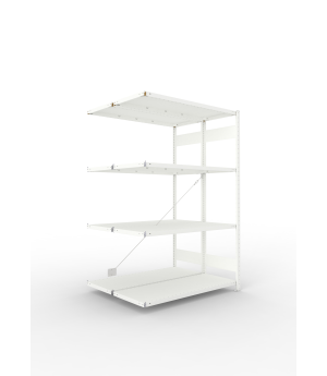 Fachbodenregal Anbauregal 2000×1300×500 mm, 230 kg Fachlast 