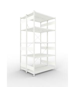 Fachbodenregal Grundregal 2500×1300×500 mm, 230 kg Fachlast 