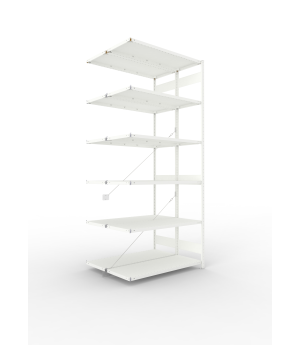 Fachbodenregal Anbauregal 3000×1300×500 mm, 230 kg Fachlast 
