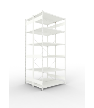 Fachbodenregal Grundregal 3000×1300×600 mm, 230 kg Fachlast 