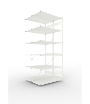 Fachbodenregal Anbauregal 3000×1300×600 mm, 230 kg Fachlast 