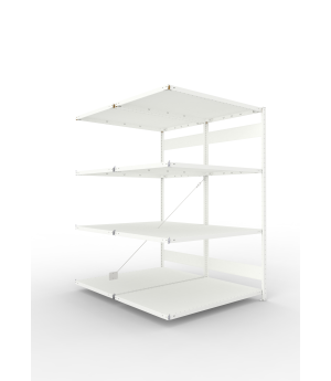 Fachbodenregal Anbauregal 2000×1300×800 mm, 230 kg Fachlast 
