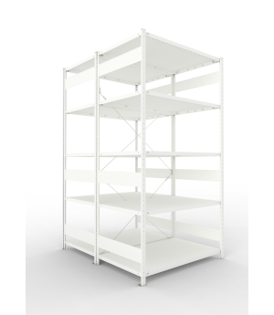 Fachbodenregal Grundregal 2500×1300×800 mm, 230 kg Fachlast 
