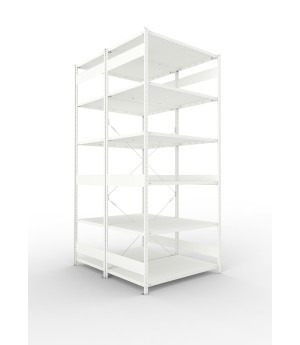 Fachbodenregal Grundregal 3000×1300×800 mm, 230 kg Fachlast 