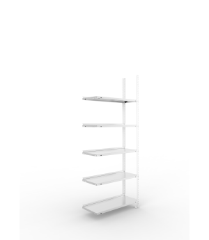 Büroregal Anbauregal 1850×750×300 mm, 45 Ordner – META