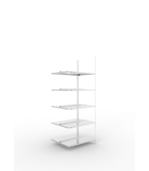 Büroregal Anbauregal 1850×750×600 mm, 90 Ordner – META