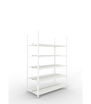 Büroregal Grundregal 1850×1250×600 mm, 150 Ordner – META
