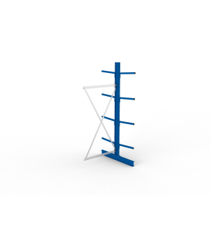Kragarmregal MULTISTRONG L Anbauregal 2500×1000×500 mm, 175 