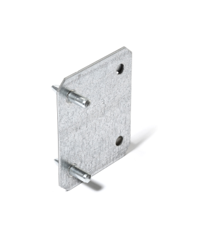 Anschlussblech einfach 60 x 76 x 30 mm verzinkt – META CLIP