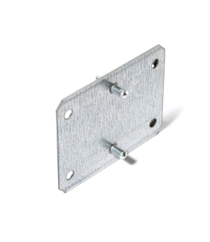 Anschlussblech doppelt 100 x 76 x 30 mm verzinkt – META CLIP