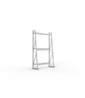 Weitspannregal Grundregal 2500×1400×500 mm, 50 kg Fachlast –