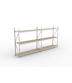 Weitspannregal Komplettregal 2200×3600×650 mm, 600 kg Fachla
