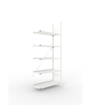 Büro-Steckregal Anbauregal 1850×750×300 mm, 45 Ordner – META