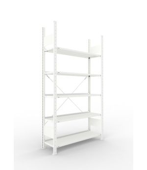Büro-Steckregal Grundregal 1850×1000×300 mm, 60 Ordner – MET