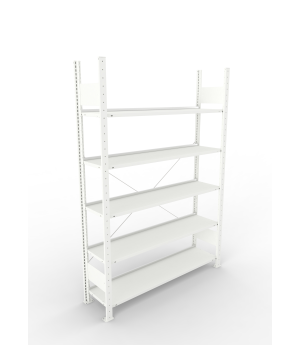 Büro-Steckregal Grundregal 1850×1250×300 mm, 75 Ordner – META