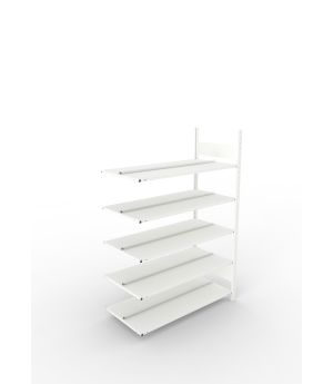 Büroregal Anbauregal 1850×1250×600 mm, 150 Ordner – META