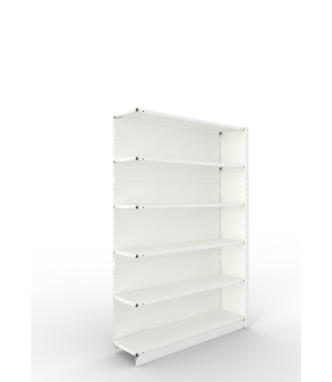 Büroregal Anbauregal 1850×1250×300 mm, 75 Ordner – META