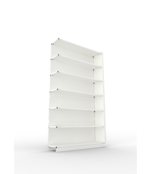 Büroregal Anbauregal 2200×1250×300 mm, 90 Ordner – META
