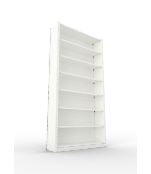 Büroregal Grundregal 2550×1250×300 mm, 105 Ordner – META