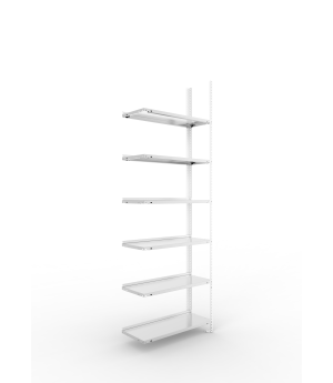 Büroregal Anbauregal 2200×750×300 mm, 54 Ordner – META
