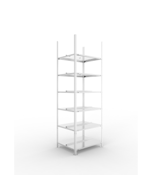 Büroregal Grundregal 2200×750×600 mm, 108 Ordner – META
