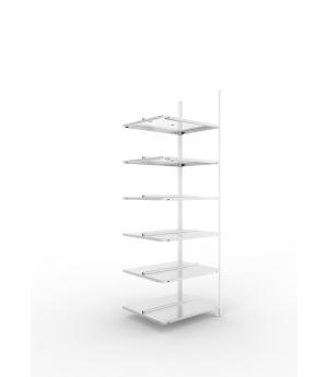 Büroregal Anbauregal 2200×750×600 mm, 108 Ordner – META