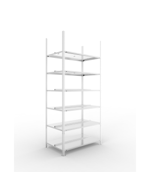 Büroregal Grundregal 2200×1000×600 mm, 144 Ordner – META