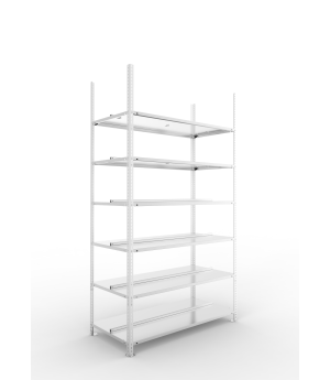 Büroregal Grundregal 2200×1250×600 mm, 180 Ordner – META