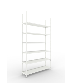 Büroregal Grundregal 2200×1250×300 mm, 90 Ordner – META