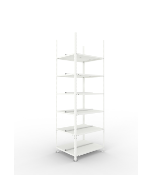 Büroregal Grundregal 2200×750×600 mm, 108 Ordner – META