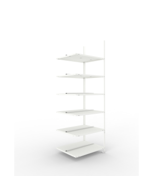 Büroregal Anbauregal 2200×750×600 mm, 108 Ordner – META