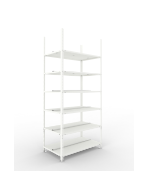 Büroregal Grundregal 2200×1000×600 mm, 144 Ordner – META