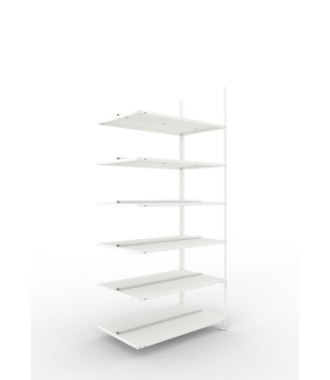 Büroregal Anbauregal 2200×1000×600 mm, 144 Ordner – META