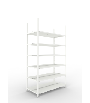 Büroregal Grundregal 2200×1250×600 mm, 180 Ordner – META
