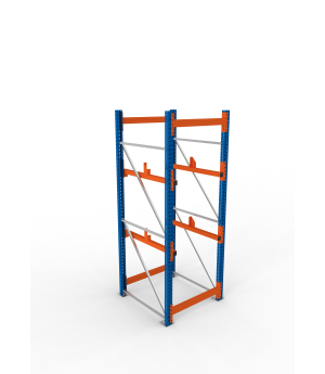 Kabeltrommelregal Grundregal 2700×900×1100 mm, 1.000 kg Fach