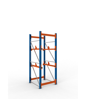Kabeltrommelregal Grundregal 2700×900×1100 mm, 1.000 kg Fach