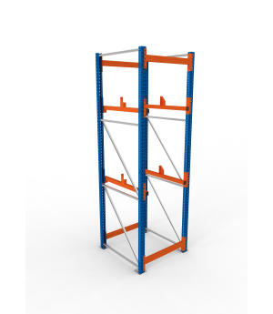 Kabeltrommelregal Grundregal 3300×900×1100 mm, 1.000 kg Fach