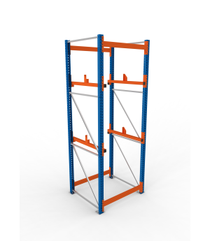 Kabeltrommelregal Grundregal 3300×1100×1100 mm, 1.000 kg Fac