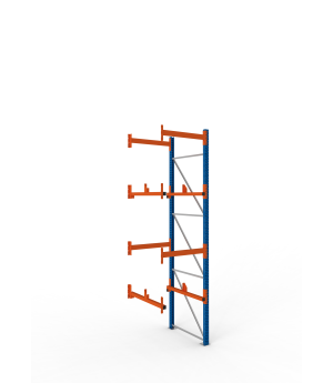 Kabeltrommelregal Anbauregal 3800×900×1100 mm, 1.000 kg Fach